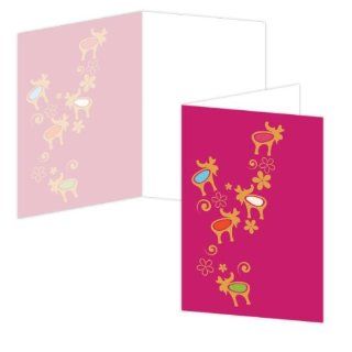 ECOeverywhere Frolic Boxed Card Set, 12 Cards and Envelopes, 4 x 6 Inches, Multicolored (bc12274) : Blank Postcards : Office Products