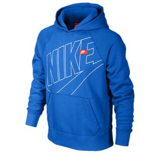 Nike YA76 Exploded Outline PO Hoodie   Boys Grade School   Casual   Clothing   Gamma Blue