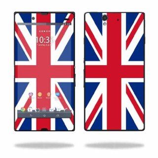 MightySkins Protective Vinyl Skin Decal Cover for Sony Xperia Z 4G LTE T Mobile Sticker Skins British Pride: Cell Phones & Accessories