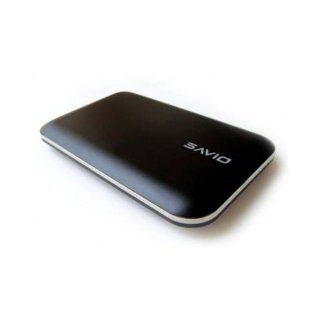 SAVIO ST 201U3 BK Black 2.5 SuperSpeed USB 3.0 Aluminum Slim Portable Pocket Size External Hard Drive / HDD /SSD Enclosure   NEW   Retail   ST 201U3 BK: Computers & Accessories