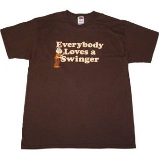 Family Guy Quagmire Everybody Loves a Swinger Mens T Shirt: Clothing