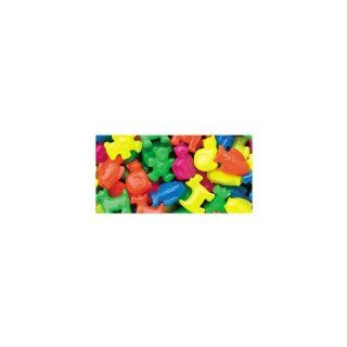Beadery NOM030477 Pet Parade Assorted Circus Plastic Beads 1/4 Pounds Per Pack, Multi