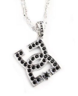 Iced Black & Silver Plated Rob Dyrdek DC Pendant + 30' chain : Other Products : Everything Else