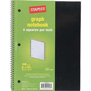 Quadrille 4x4 Spiral Notebook, 8 x 10 1/2
