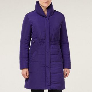 Minuet Petite Purple 3/4 Quilted Coat
