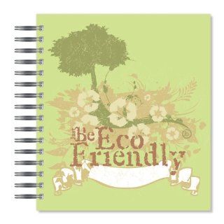 ECOeverywhere Be Eco Friendly Picture Photo Album, 18 Pages, Holds 72 Photos, 7.75 x 8.75 Inches, Multicolored (PA11950) : Wirebound Notebooks : Office Products