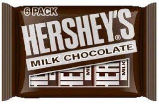Hershey's Milk Chocolate Bars 6 pk (Pack of 24) : Candy And Chocolate Bars : Grocery & Gourmet Food