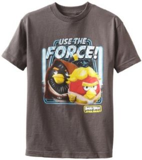 Fifth Sun Boys 8 20 The Force Users angry birds star wars Youth, Charcoal, X Large: Clothing