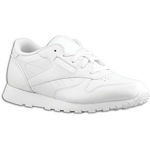 Reebok Classic Leather   Boys Grade School   Running   Shoes   White/White