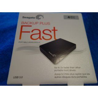 Seagate Backup Plus Fast 4TB Portable External Hard Drive USB 3.0 STDA4000100: Computers & Accessories