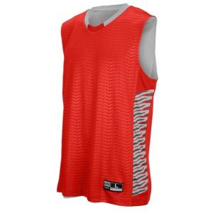 Eastbay EVAPOR Elevate Team Jersey   Boys Grade School   Basketball   Clothing   Scarlet/Charcoal/Silver