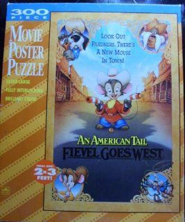 An American Tale   Fievel Goes West Movie Poster 300 Piece Puzzle: Toys & Games