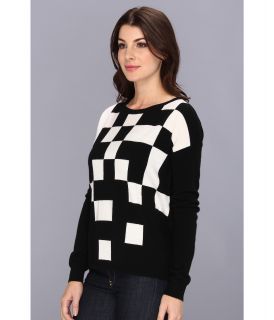 Autumn Cashmere High Low Broken Pixel Sweater