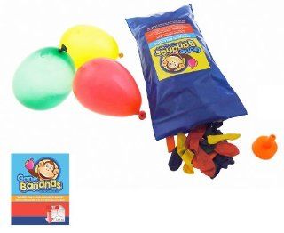 Water Bomb Water Balloons by Gone Bananas   300 Count (Assorted Colors), One (1) Easy Fill Hose Adapter and our Exclusive Water Balloon Games Guide: Toys & Games