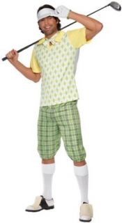 Mens Gone Golfing Preppy Golf Star Halloween Costume: Clothing