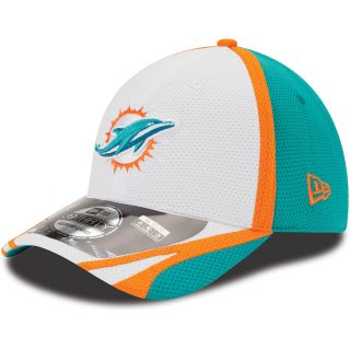 NEW ERA Mens Miami Dolphins 2014 Training Camp 39THIRTY Stretch Fit Cap   Size