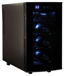 Haier HVTEC08ABS Thermo Electric Wine Cooler 8 Bottle   Wine Coolers