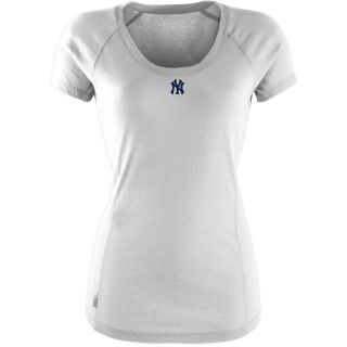 Antigua New York Yankees Womens Pep Shirt   Size: Medium, Mid Pink Heather