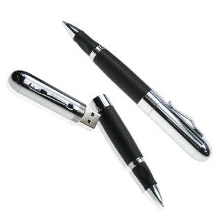Promotional Flash Drive   Ballpen Leather, 1GB (100)   Customized w/ Your Logo: Computers & Accessories