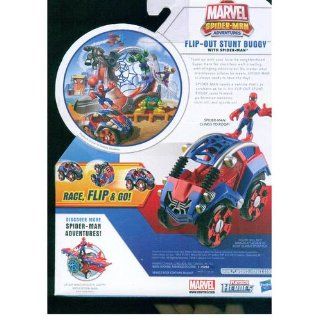 Spider Man Flip Out Stunt Buggy: Toys & Games