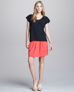 Womens Jan Jersey Sportswear Skirt   Diane von Furstenberg   Atomic orange (14)