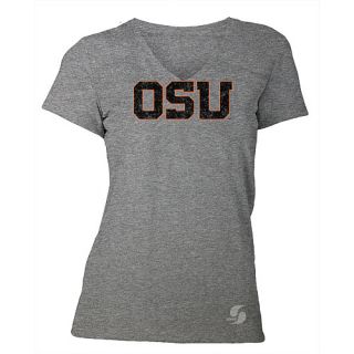 SOFFE Womens Oregon State Beavers No Sweat V Neck Short Sleeve T Shirt   Size: