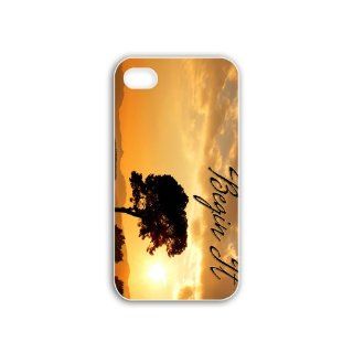 Iphone 4/4S Mobile Case DIY New Creative Cellphone Back Cover Scratchproof Cellphone Case with Creative Design Pictures Series Inspirational Backgrounds: Cell Phones & Accessories