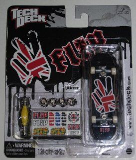 Tech Deck 96 mm Fingerboard: FLIP Black/Red striped hand: 20024276: Toys & Games