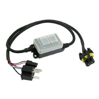 H4 9003 Male to 9006 Female Xenon Slim HID Conversion Switch Adapter: Automotive