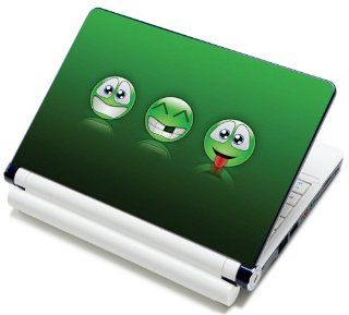 Meffort Inc 15 15.6 Inch Laptop Notebook Skin Sticker Cover Art Decal Fits Laptop Size of 13" 13.3" 14" 15" 15.6" 16" HP Dell Lenovo Asus Compaq Asus Acer Computers (Free Wrist Pad) (Three Smiley Face): Computers & Access