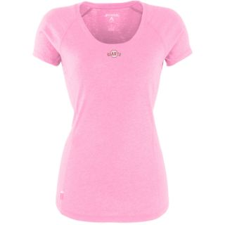 Antigua San Francisco Giants Womens Pep Shirt   Size: Large, Mid Pink Heather