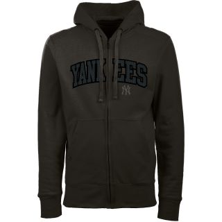 Antigua New York Yankees Mens Signature Full Zip Hooded Sweatshirt   Size: