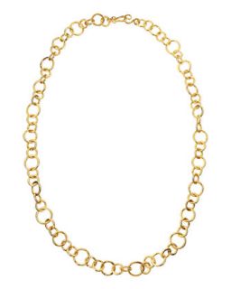 Coronation 24k Gold Plate Large Necklace, 42L   Stephanie Kantis   Gold (24K ,