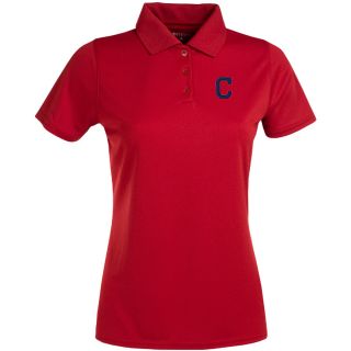 Antigua Cleveland Indians Womens Exceed Polo   Size: Large, Dark Red (ANT INDN