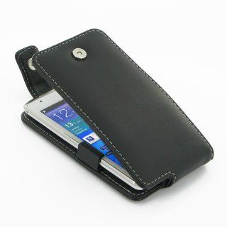 PDair T41 Black Leather Case for Samsung Galaxy S WiFi 4.2 / Galaxy Player 4.2 YP GI1: Cell Phones & Accessories