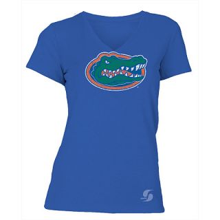 SOFFE Womens Florida Gators No Sweat V Neck Short Sleeve T Shirt   Size: