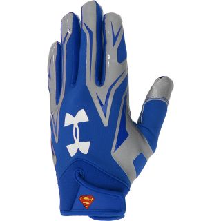 UNDER ARMOUR Mens Alter Ego Superman F4 Football Gloves   Size: Medium,