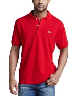 Mens Classic Pique Polo, Red   Lacoste   Red (SMALL/4)