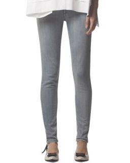 Womens Skinny Jeans with Back Ankle Zip, Gray   Acne Studios   Gray (30)