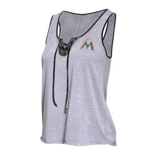 Touch By Alyssa Milano Womens Miami Marlins Riley Tank Top   Size: Xl
