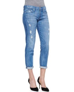 Womens Mason Relaxed Distressed Cuffed Jeans   Vince   Summer blue wrckd (26)