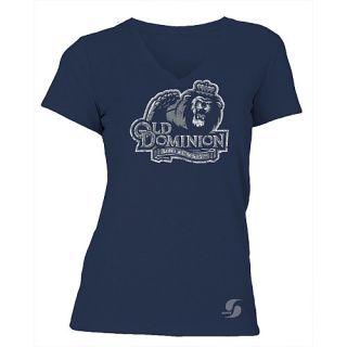 SOFFE Womens Old Dominion Monarchs No Sweat V Neck Short Sleeve T Shirt   Size: