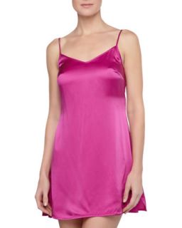 Womens Dolce Silk Keyhole Back Chemise   La Perla   St. raspberry (SMALL)