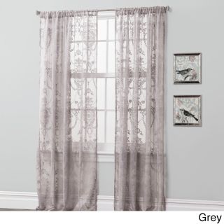 Lush Decor Anya 84 inch Sheer Curtain Panel Pair