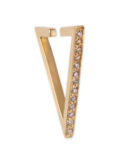 Pave Diamond Triangle Ear Cuff   Zoe Chicco   Gold