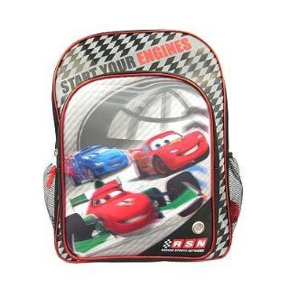 Disney/pixar Cars "Start Your Engines" Checkered Backpack: Toys & Games