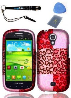 IMAGITOUCH(TM) 4 Item Combo (Stylus Pen, ESD Shield Bag, Pry Tool, Phone Cover) For SAMSUNG Galaxy Stratosphere II i415(Verizon) Snap On Hard Plastic Rubberized Case Cover Phone Protector Faceplate   Exotic Cheetah: Cell Phones & Accessories