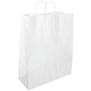Duro WSHP1661925C 65#, 16" Width x 6" Gusset x 19.25" Height, Downtowner Paper Shopping Bag with Handle (Pack of 200): Science Lab Cleaning Supplies: Industrial & Scientific