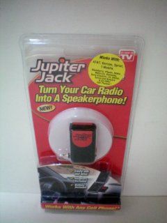 Jupiter Jack    Turn Your Car Radio Into a Speakerphone! Works with AT&T, Verizon, Sprint, T Mobile, Blackberry, iPhone, Nokia, Motorola, Samsung, Sony Ericsson, LG, Nextel, Sanyo and Kyocera & All Other Cell Phones    Easily talk and drive    Adap