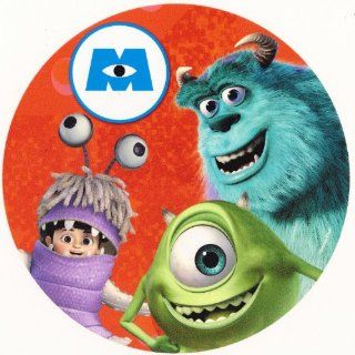 Monsters Inc. Sully & Boo ~ Edible Image Cake / Cupcake Topper!!! (8" Round Cake) : Icing : Grocery & Gourmet Food